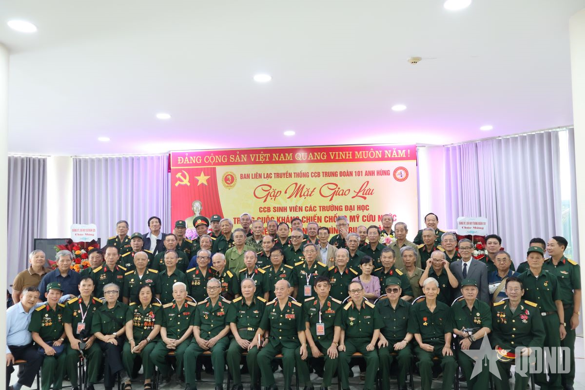 Gặp mặt truyền thống Cựu chiến binh Trung đoàn 101